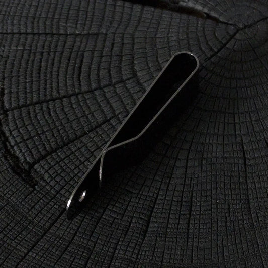 Riemclip - zwart nikkel, langwerpig – CraftPoint