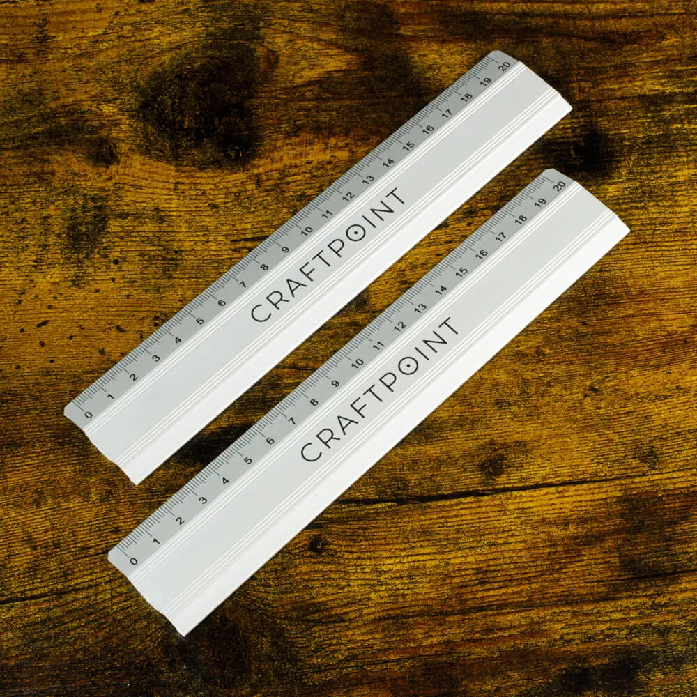 Snijliniaal met antisliplaag 20 cm / 30 cm – CraftPoint