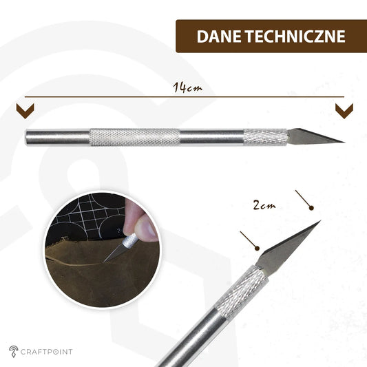Precisiescalpel voor leerbewerking – CraftPoint