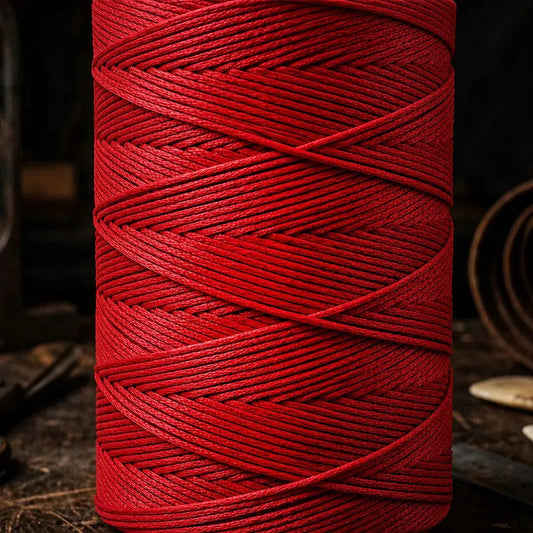 Slam gewaxt garen - Rood/Rosso - 20 m – CraftPoint