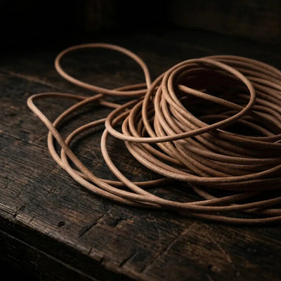 Rond leerkoord Ø 2/3/4/5/6 mm 100 cm - Naturel – CraftPoint