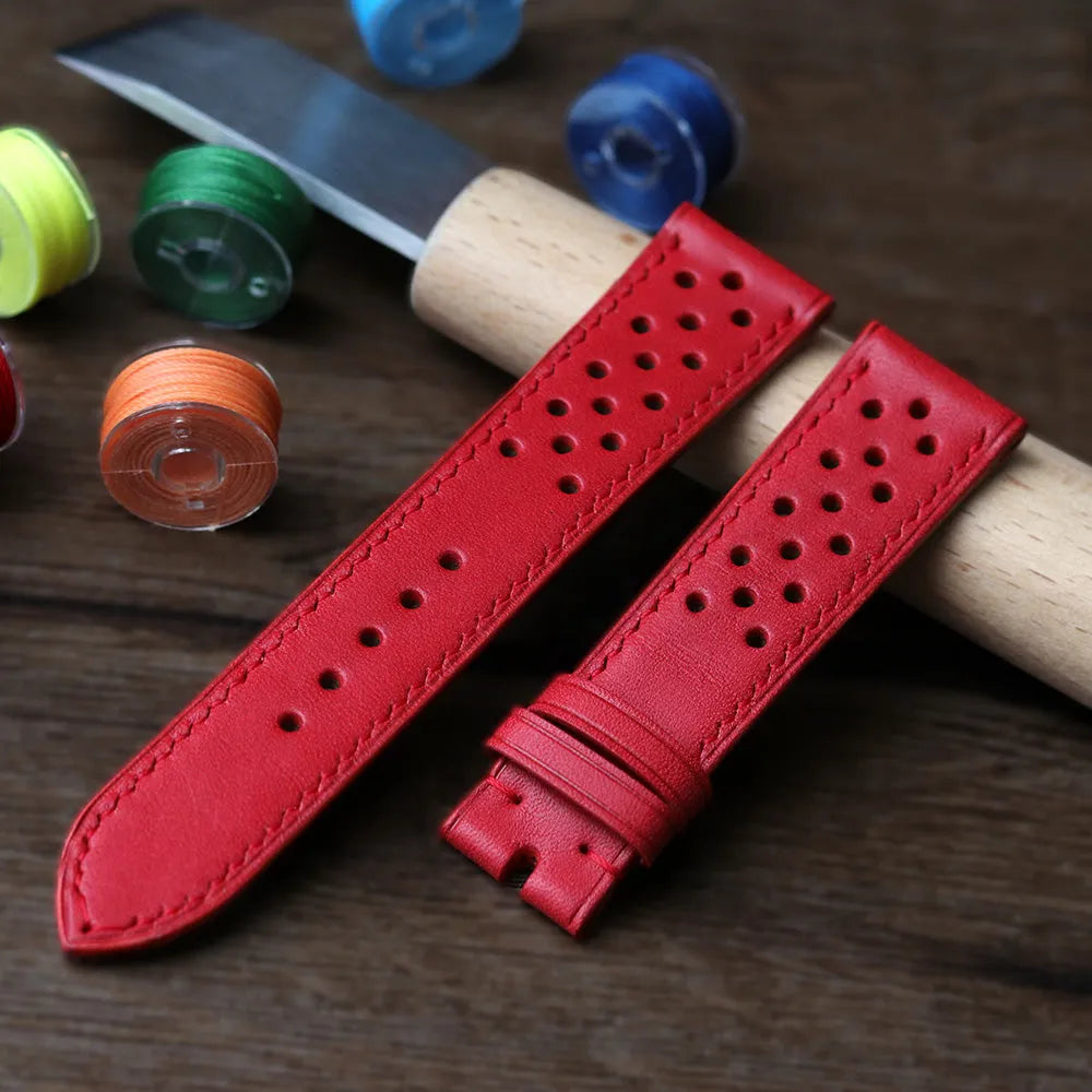 Rundleer 1,2 mm voor horlogebandjes - Rosso – CraftPoint