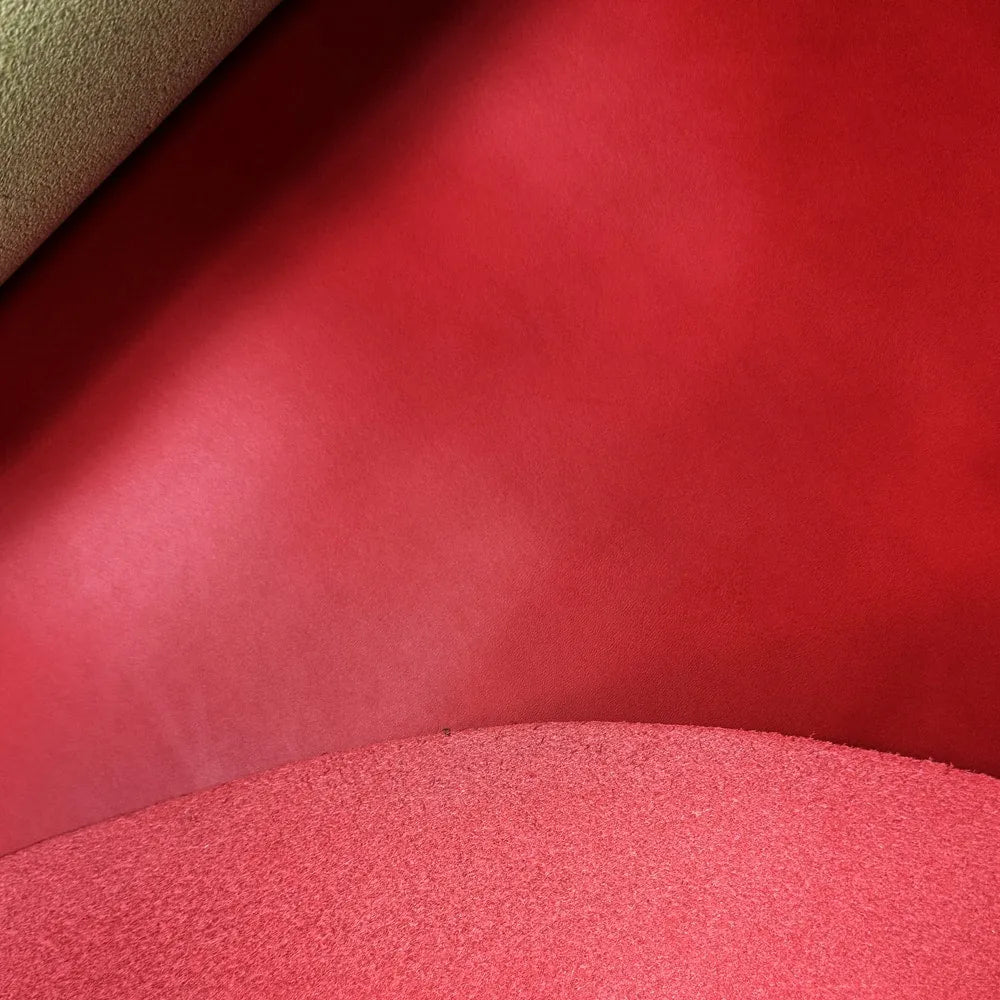Plantaardig gelooid rundleer (volnerf) 1,2 mm - Rosso – CraftPoint