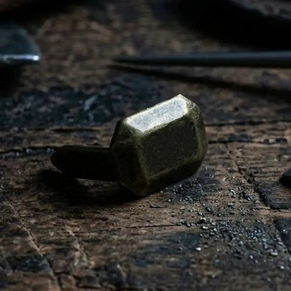 Metalen nietjes voor riempassanten - antiek goud – CraftPoint