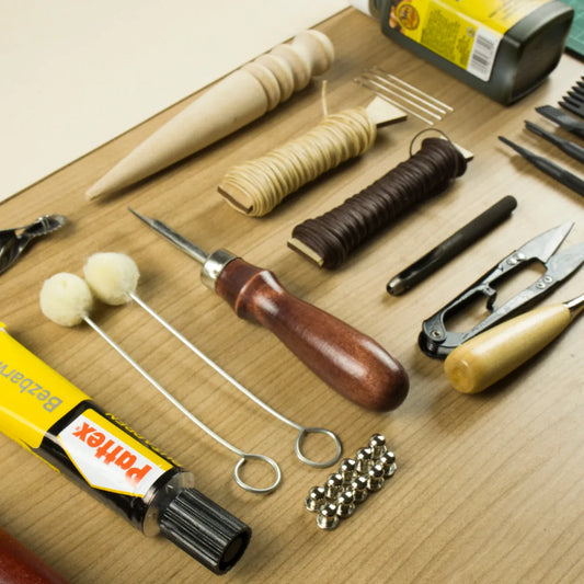 Starterset leerbewerking voor beginners – CraftPoint